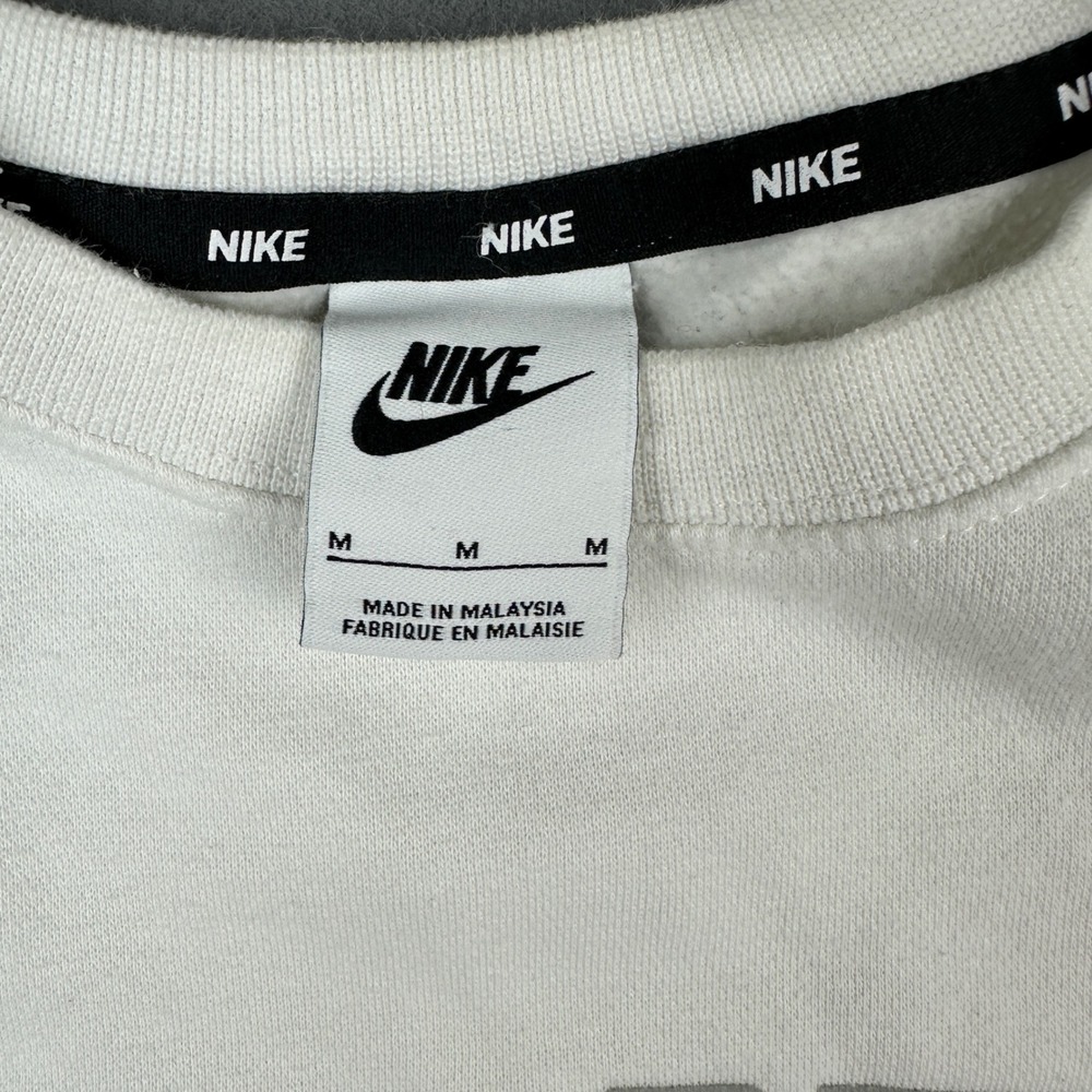 Nike Penn State Nittany Lions Crewneck Sweatshirt White Center Swoosh Mens M - Picture 2 of 7